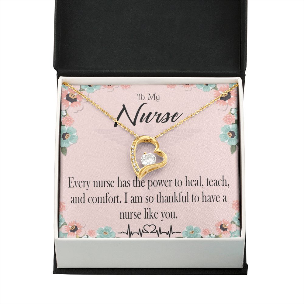 Power to Heal Forever Necklace w Message Card-Express Your Love Gifts