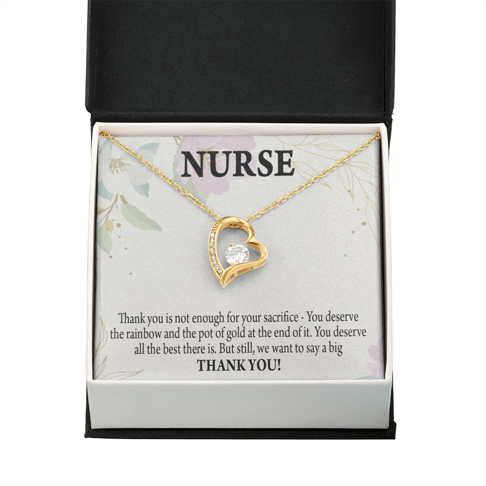 Gift For Healthcare Workers Forever Necklace w Message Card-Express Your Love Gifts