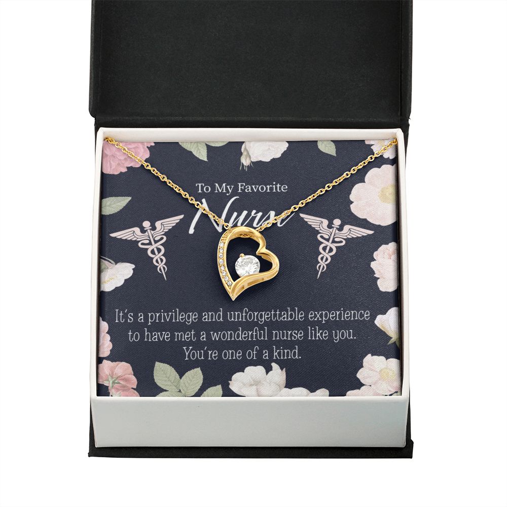 One of a Kind Nurse Forever Necklace w Message Card-Express Your Love Gifts