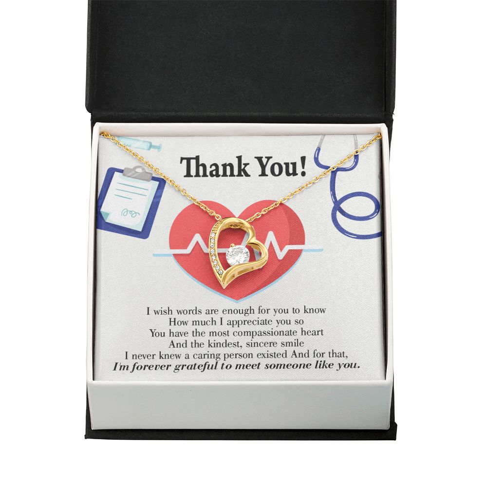 Gift Idea For Medical Staff Forever Necklace w Message Card-Express Your Love Gifts