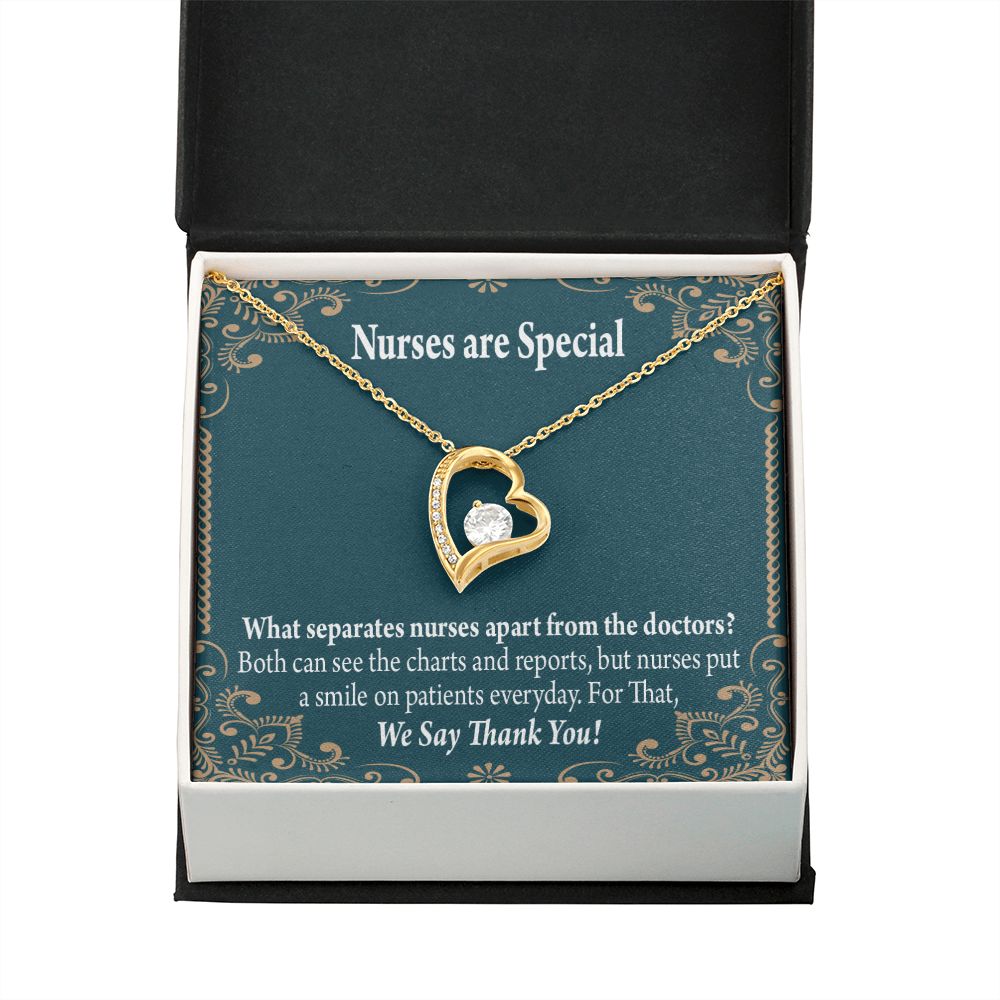 Nurses are Special Forever Necklace w Message Card-Express Your Love Gifts