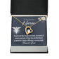 You Don't Go Unnoticed Forever Necklace w Message Card-Express Your Love Gifts