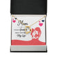 Mom I'm So Grateful Forever Necklace w Message Card-Express Your Love Gifts