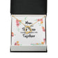 Mum You Are The Piece Forever Necklace w Message Card-Express Your Love Gifts