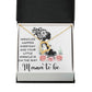 Mama To Be Forever Necklace w Message Card-Express Your Love Gifts