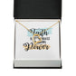 Faith Forever Necklace w Message Card-Express Your Love Gifts