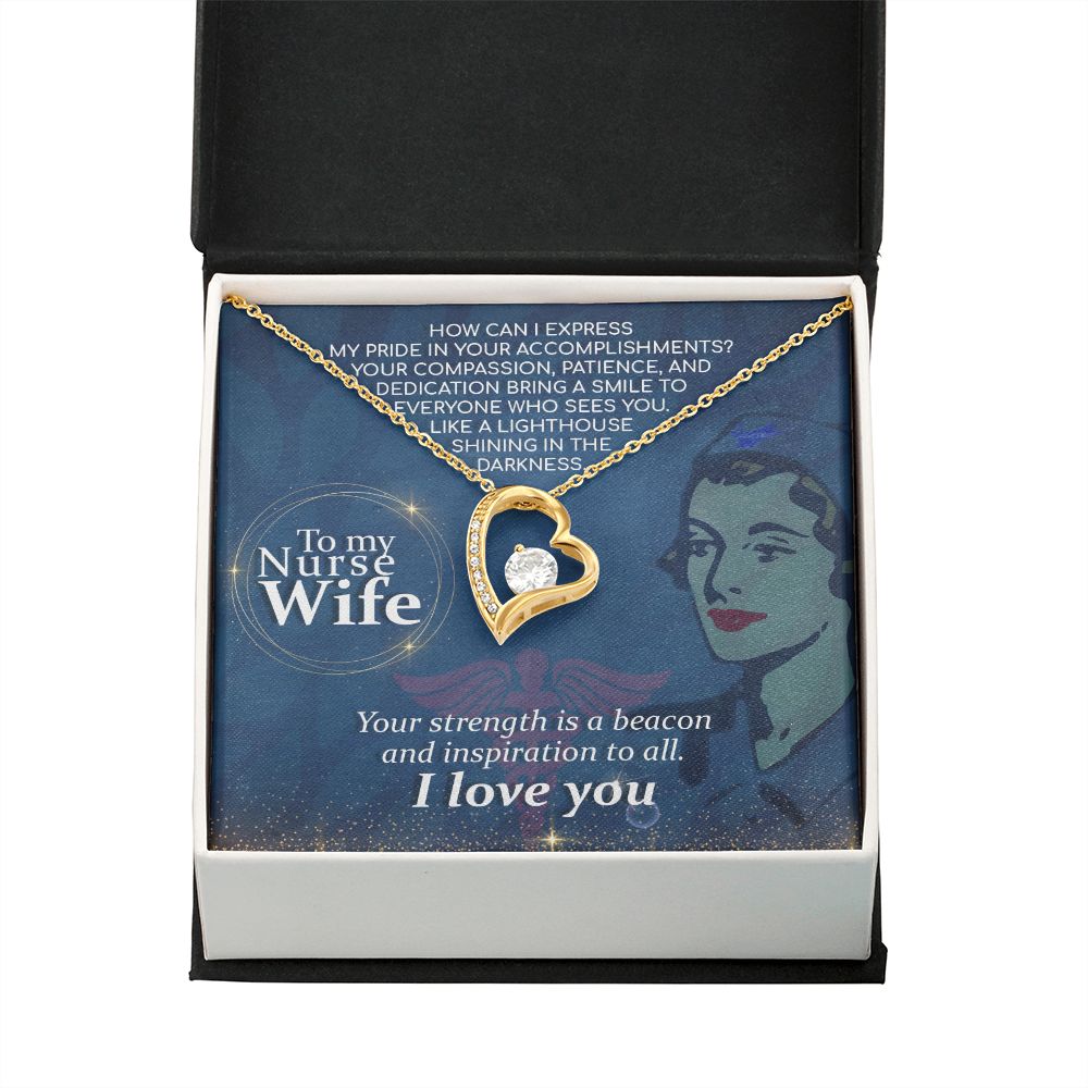 How Can I Forever Necklace w Message Card-Express Your Love Gifts