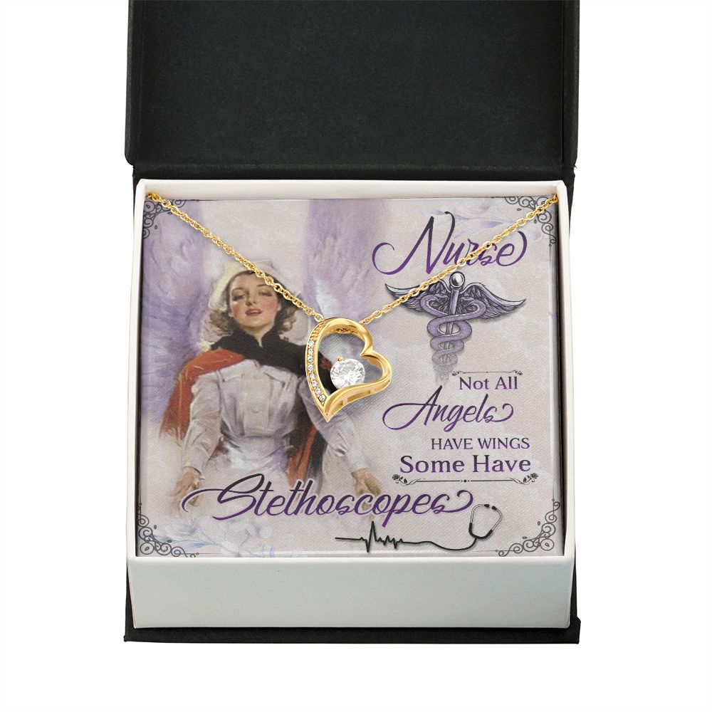 Not All Angels Have Wings Forever Necklace w Message Card-Express Your Love Gifts