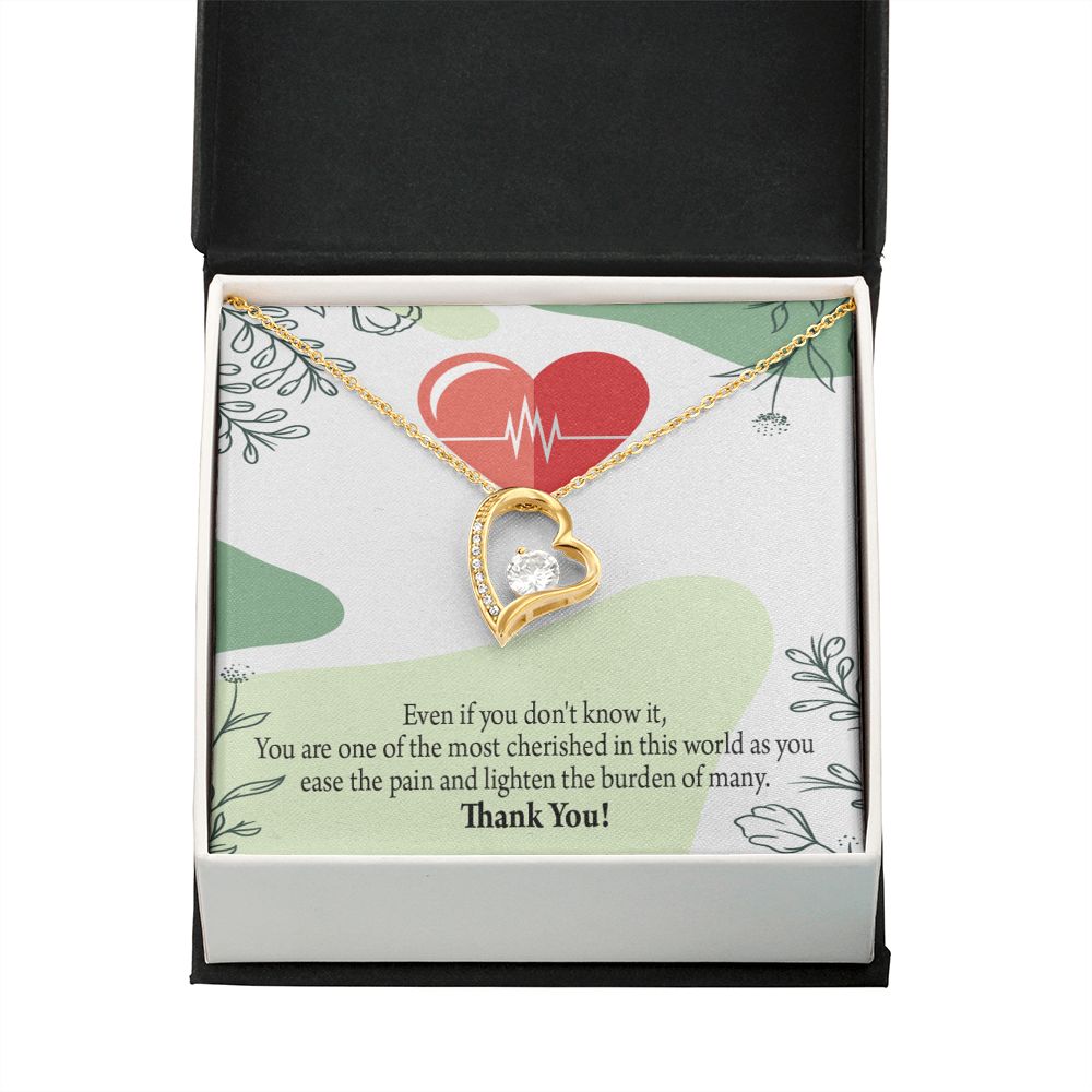 Thank You Necklace Medical Forever Necklace w Message Card-Express Your Love Gifts