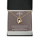Medical Hero Appreciation Forever Necklace w Message Card-Express Your Love Gifts
