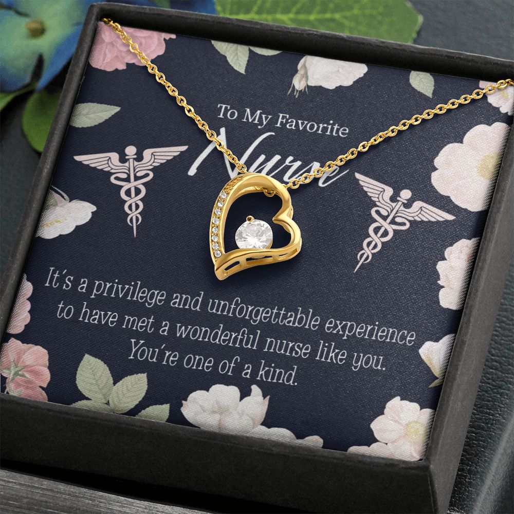 One of a Kind Nurse Forever Necklace w Message Card-Express Your Love Gifts