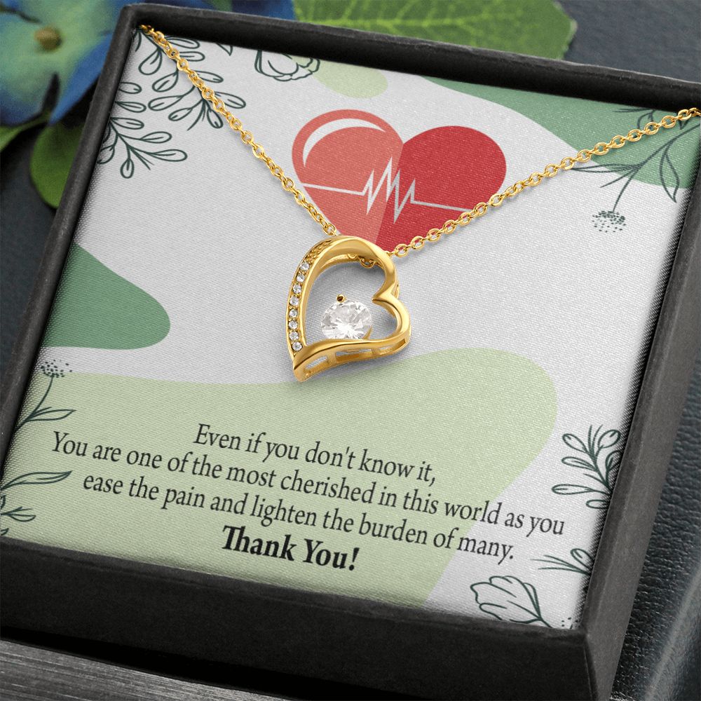 Thank You Necklace Medical Forever Necklace w Message Card-Express Your Love Gifts