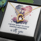 Never Stop Making Memories Forever Necklace w Message Card-Express Your Love Gifts