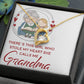 Girl Stole My Haert Calls Me Grandma Forever Necklace w Message Card-Express Your Love Gifts