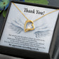 Thank You Present for Healthcare Workers Forever Necklace w Message Card-Express Your Love Gifts