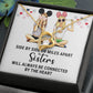 Sisters Connected by The Heart Forever Necklace w Message Card-Express Your Love Gifts