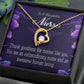 Extraordinary Nurse Forever Necklace w Message Card-Express Your Love Gifts