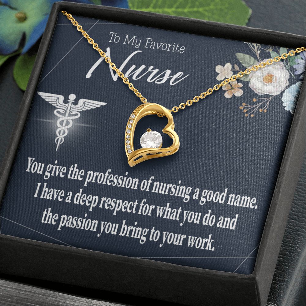 Deep Respect Forever Necklace w Message Card-Express Your Love Gifts
