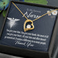 You Don't Go Unnoticed Forever Necklace w Message Card-Express Your Love Gifts