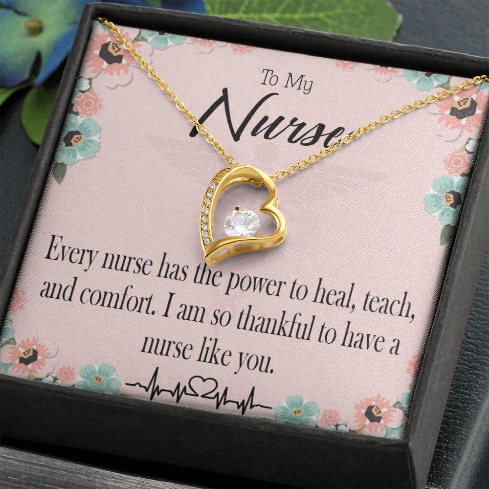 Power to Heal Forever Necklace w Message Card-Express Your Love Gifts