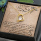 To my Wife Nurse In This Difficult Time Forever Necklace w Message Card-Express Your Love Gifts