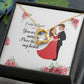 You Are The Missing Piece to My Heart Forever Necklace w Message Card-Express Your Love Gifts