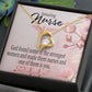 God Made Nurses Forever Necklace w Message Card-Express Your Love Gifts