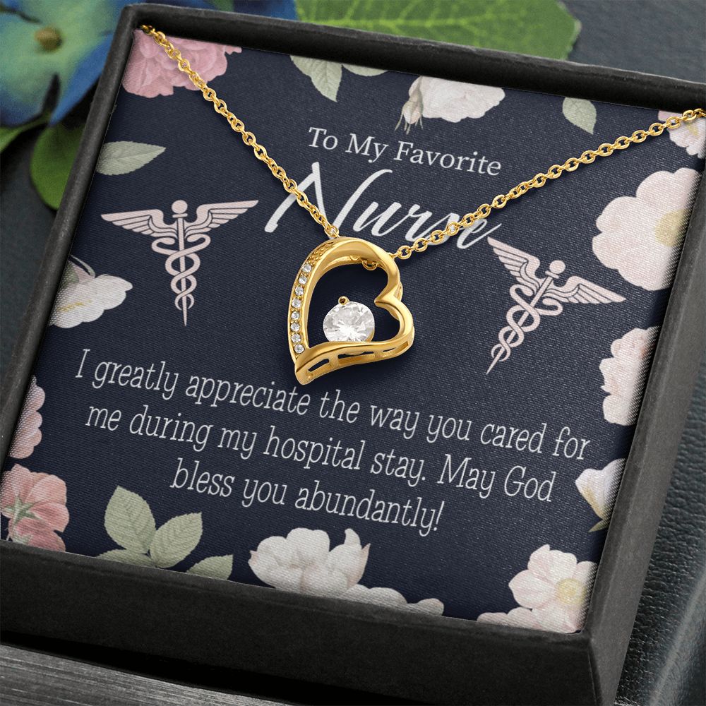 God Bless You Abundantly! Forever Necklace w Message Card-Express Your Love Gifts