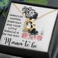 Mama To Be Forever Necklace w Message Card-Express Your Love Gifts