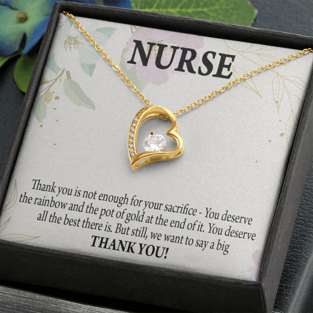 Gift For Healthcare Workers Forever Necklace w Message Card-Express Your Love Gifts