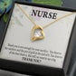 Gift For Healthcare Workers Forever Necklace w Message Card-Express Your Love Gifts