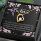 You're the Best Nurse Forever Necklace w Message Card-Express Your Love Gifts