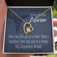 My Superhero Nurse! Forever Necklace w Message Card-Express Your Love Gifts