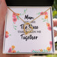 Mum You Are The Piece Forever Necklace w Message Card-Express Your Love Gifts