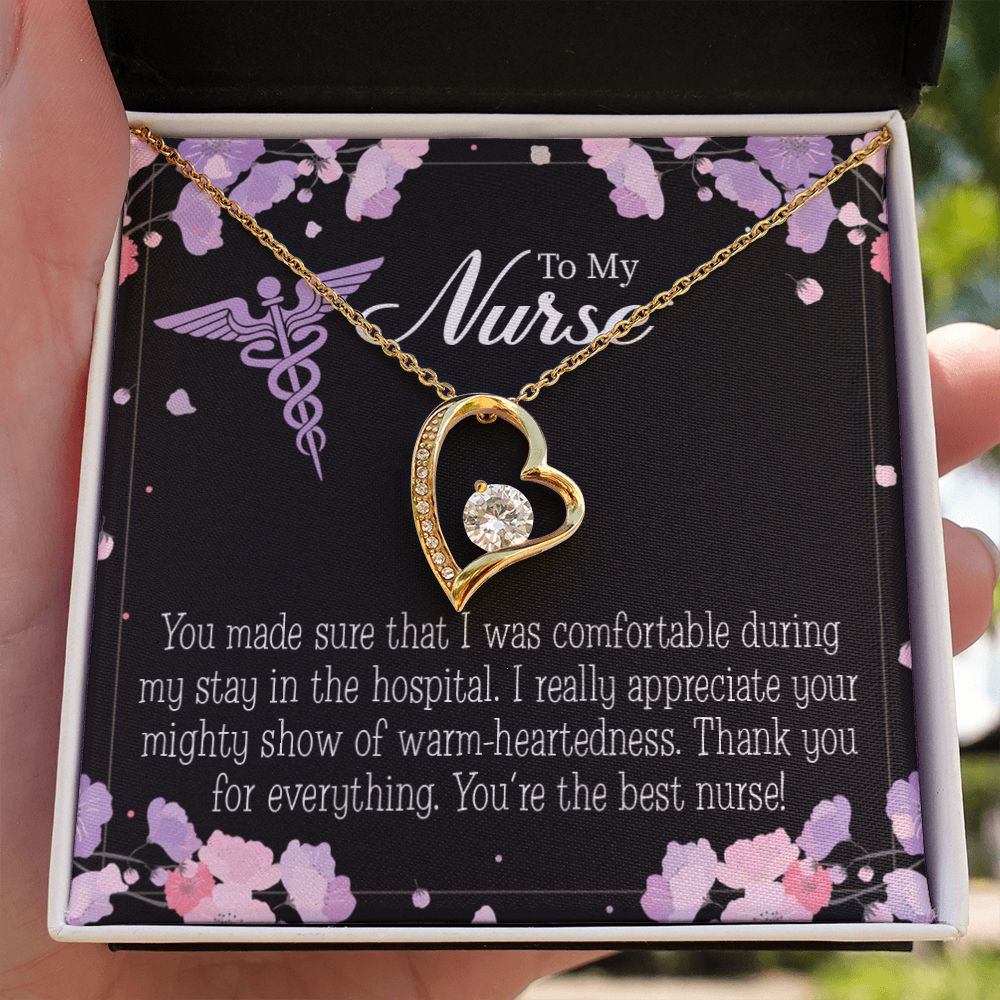 You're the Best Nurse Forever Necklace w Message Card-Express Your Love Gifts