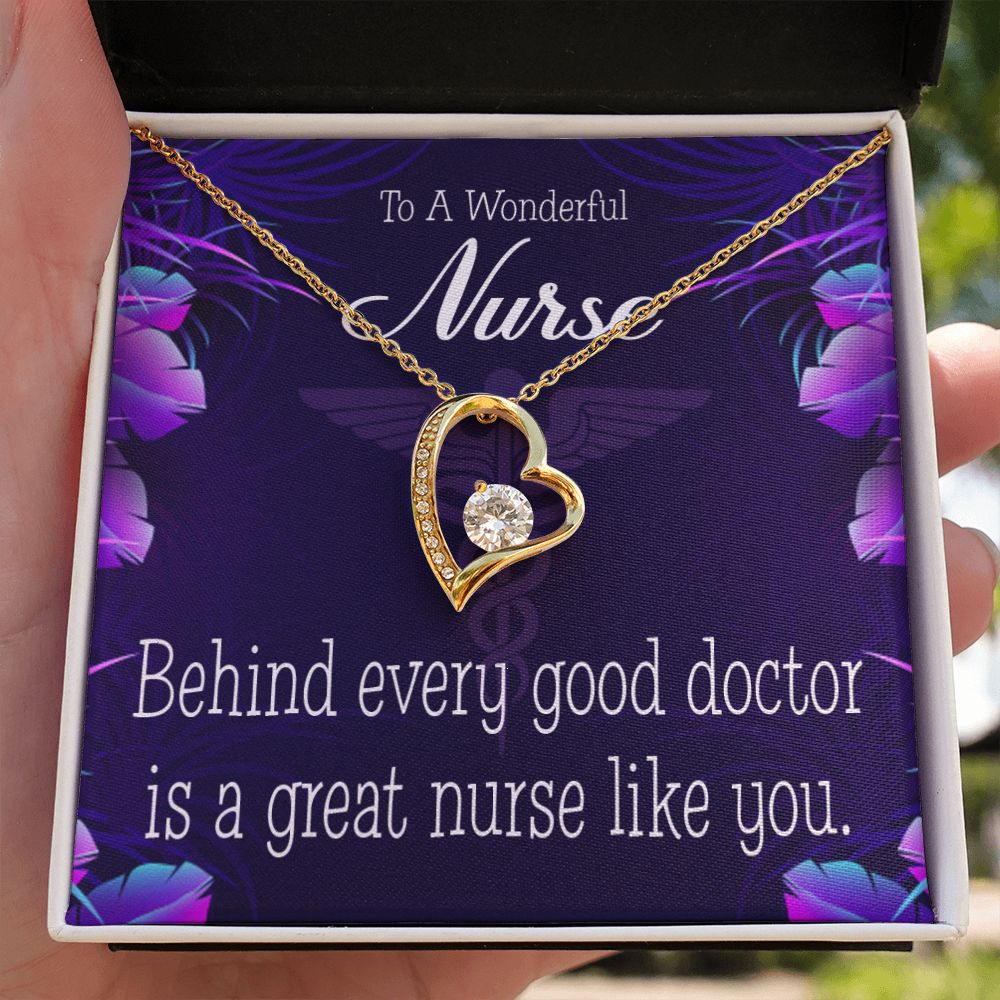 Behind Every Doctor Forever Necklace w Message Card-Express Your Love Gifts
