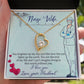 To my Nurse Wife Forever Necklace w Message Card-Express Your Love Gifts