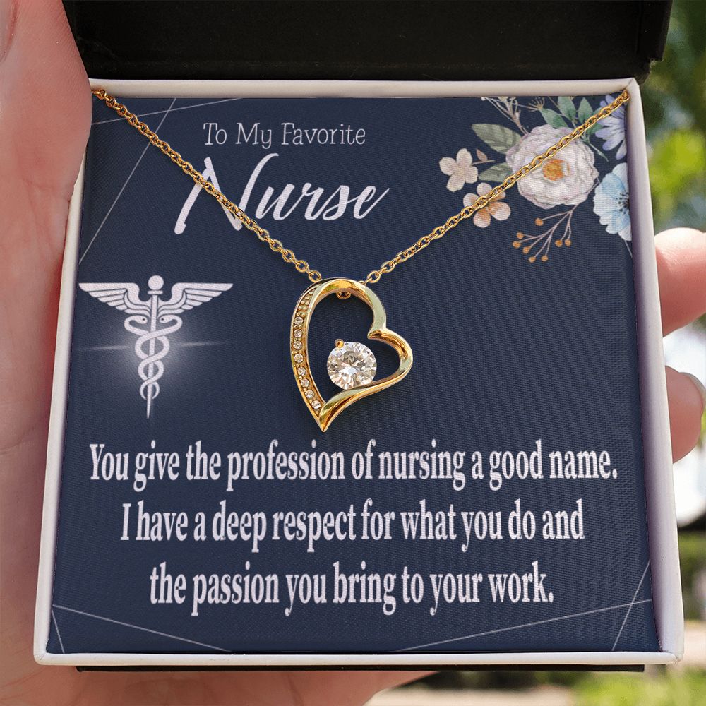 Deep Respect Forever Necklace w Message Card-Express Your Love Gifts