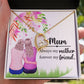 Mum Always my Mother Forever Necklace w Message Card-Express Your Love Gifts