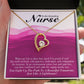Inspirational Message for Nurse Forever Necklace w Message Card-Express Your Love Gifts
