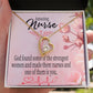 God Made Nurses Forever Necklace w Message Card-Express Your Love Gifts