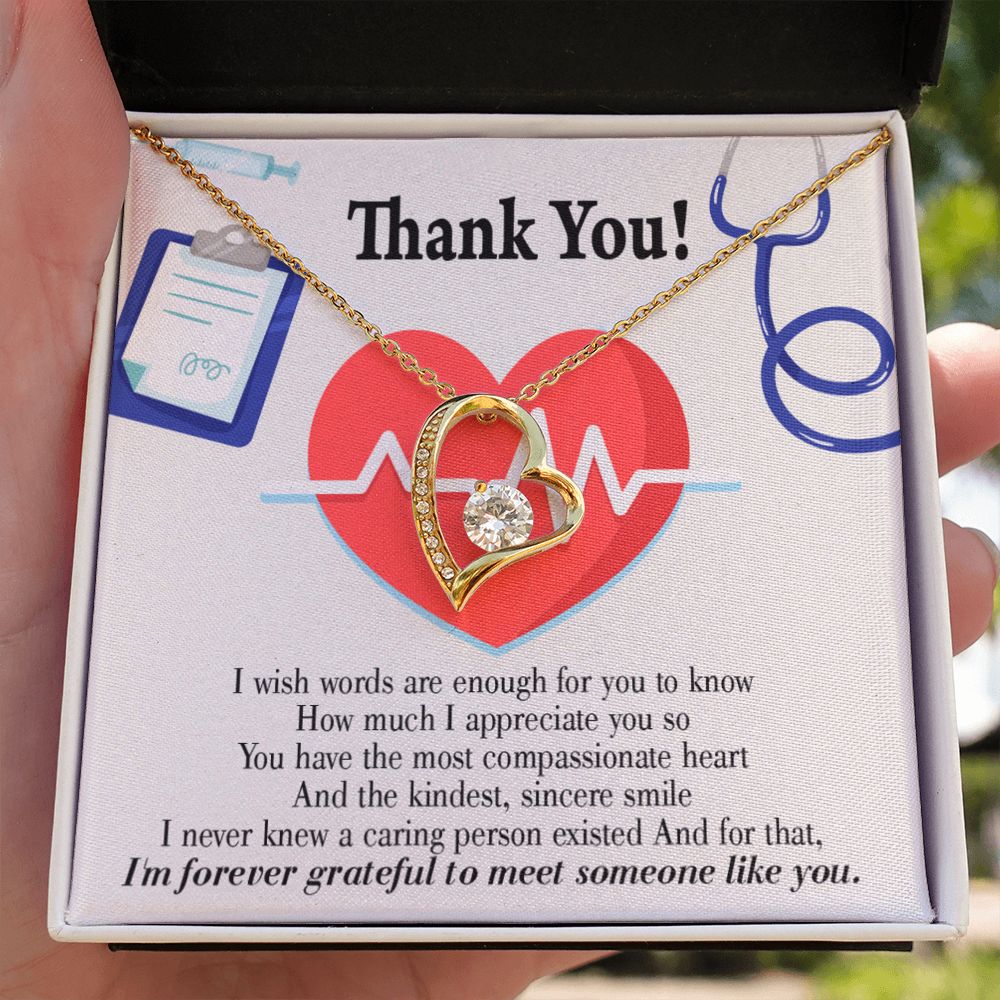Gift Idea For Medical Staff Forever Necklace w Message Card-Express Your Love Gifts