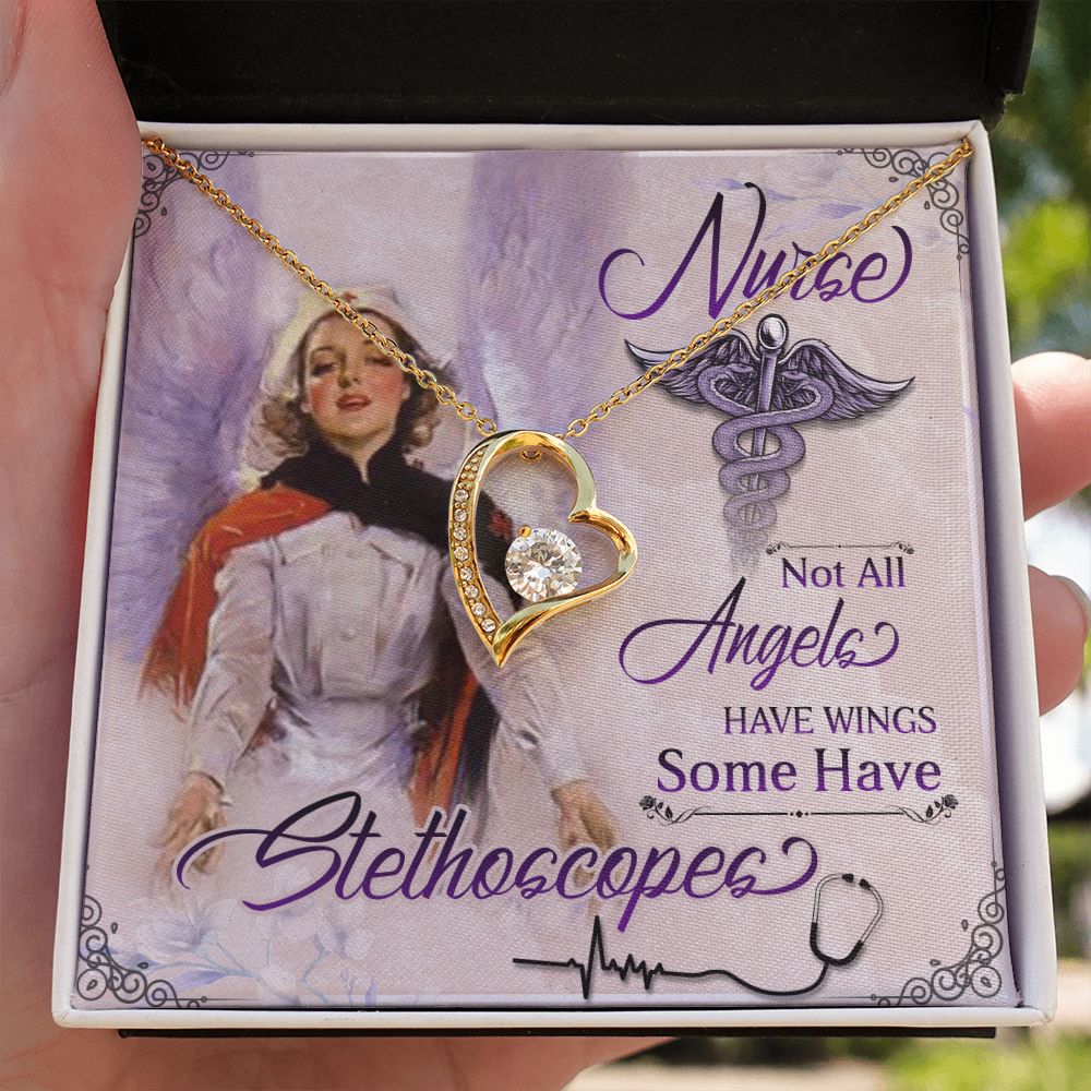 Not All Angels Have Wings Forever Necklace w Message Card-Express Your Love Gifts