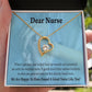 Nurse Thank You Forever Necklace w Message Card-Express Your Love Gifts