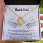 Thank You Present for Healthcare Workers Forever Necklace w Message Card-Express Your Love Gifts