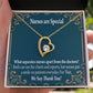 Nurses are Special Forever Necklace w Message Card-Express Your Love Gifts