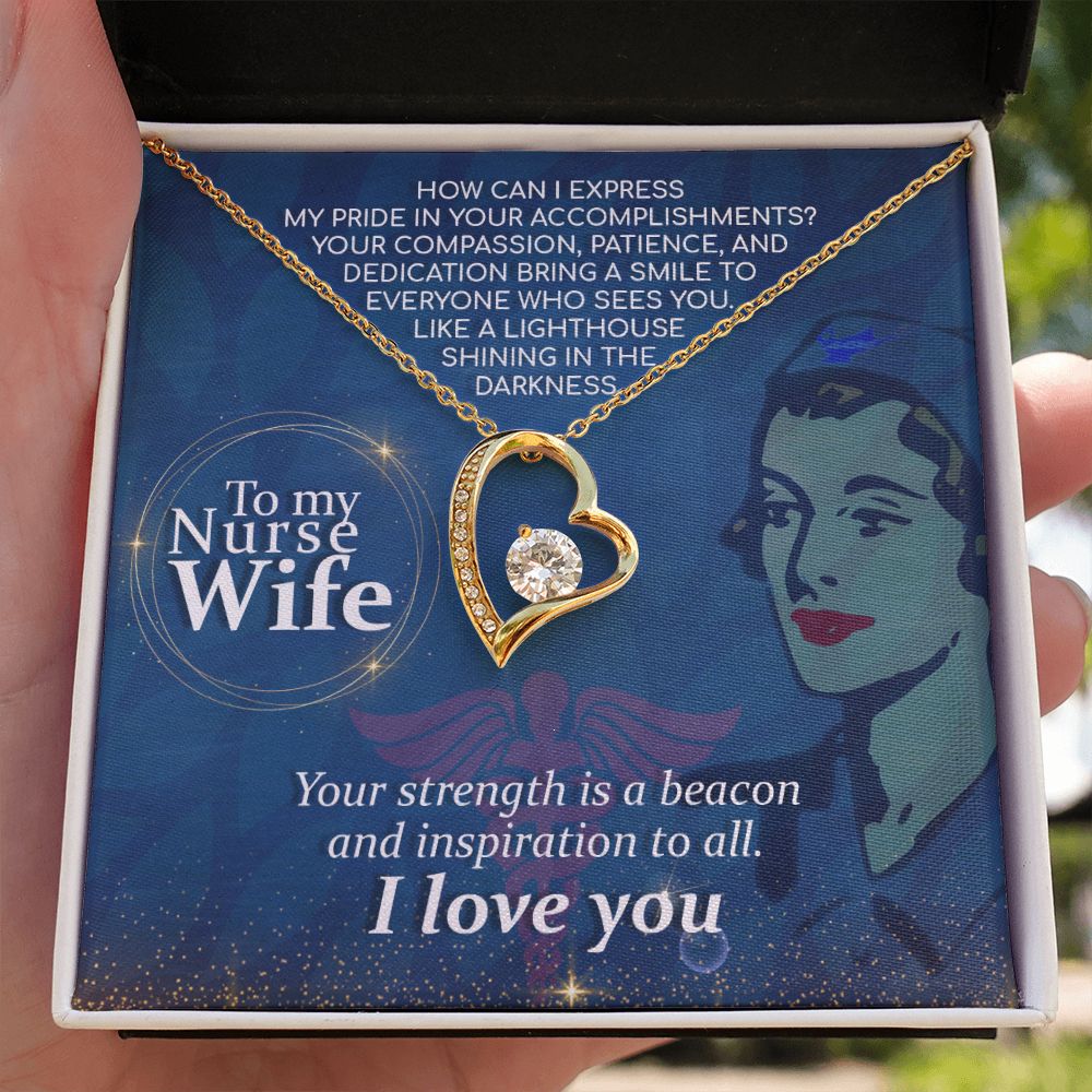 How Can I Forever Necklace w Message Card-Express Your Love Gifts