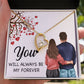You WIll Always Be My Forever Forever Necklace w Message Card-Express Your Love Gifts