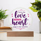 You're the Love Note Printed Circle Acrylic Plaque-Express Your Love Gifts