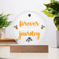 You're the Reason Printed Circle Acrylic Plaque-Express Your Love Gifts